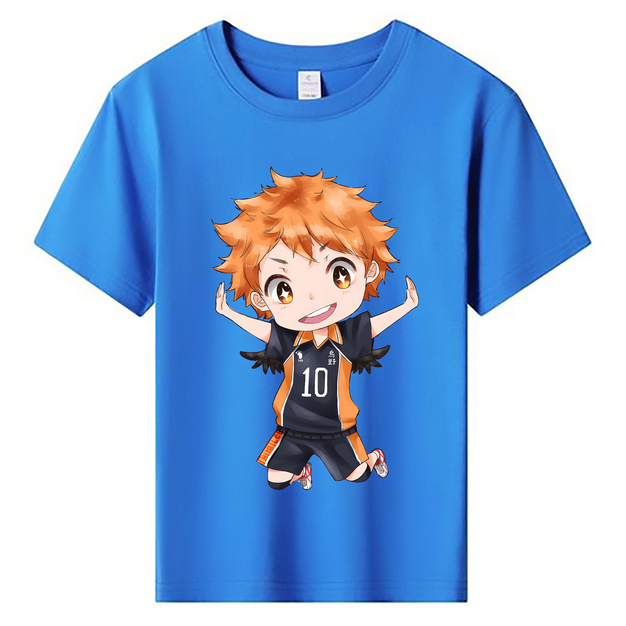 （画像用） ハイキュー!! Haikyu!! 綿100％キッズTシャツ（フロントプリント）